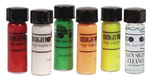 TruGlo GloBrite Paint Sight Kit five bottles red white green orange yellow