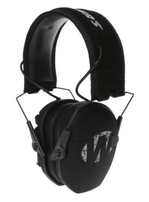 Walker's GWPRSEMFS Razor Slim Electronic Freedom Muff 23 dB Over the Head Black w/Distressed Walker's Logo Polymer
