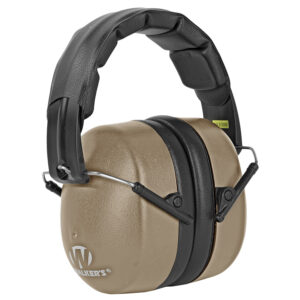 Walkers GWPEXFM3FDE Extra Range 30 dB folding hearing muff in Flat Dark Earth/Black