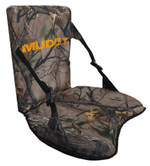 Muddy MUDGS1105 Complete Seat camo — 18" W x 14" D cushion with backrest and straps