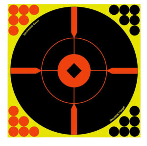Birchwood Casey Shoot-N-C 12 inch crosshair bullseye reactive targets 100 pack