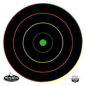 Birchwood Casey Dirty Bird multicolor bullseye tagboard targets pack of 100
