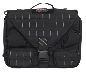G*Outdoors GPS Bags T1350BCB Tactical Brief Case Black 1000D Polyester 1 Handgun