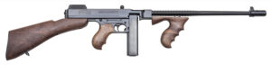 Auto Ordnance Thompson 1927A-1 Deluxe .45 ACP carbine with walnut stock and 20- and 50-round magazines
