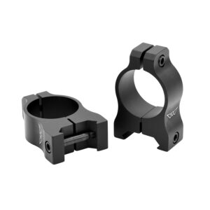 Warne Vapor 1-inch Medium Matte Scope Rings, matte black