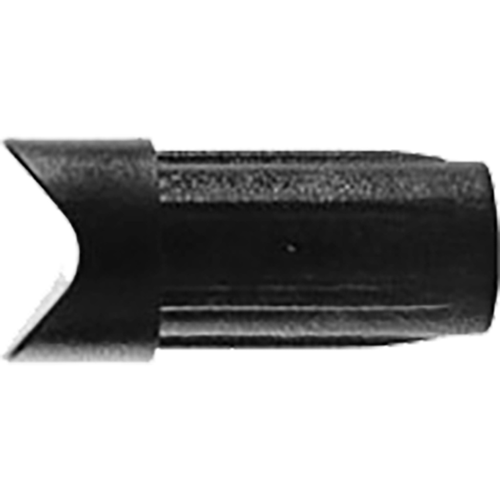 Black Eagle Half Moon Nocks Black 12 pk. - Alexander's