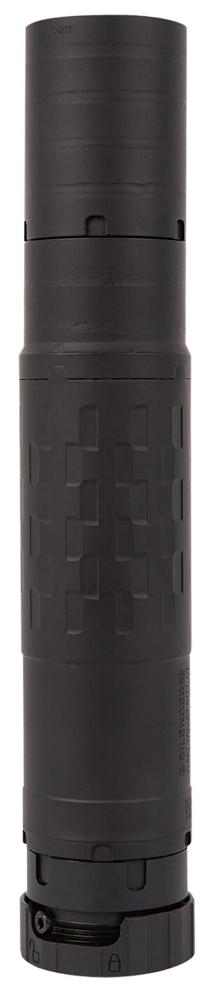 SilencerCo SU5107 Hybrid 46M  Multi-Caliber 1.57" Diameter Black Titanium/Inconel/Stainless Steel