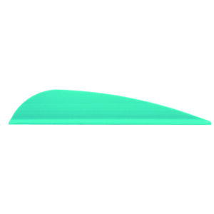 AAE Trad Vanes Teal 3 in. 50 pk.