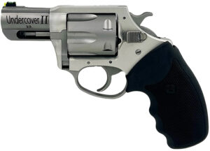Charter Arms The Boxer Undercover II .38 Special 2.2 inch revolver silver frame black rubber grip