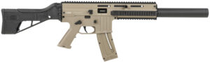Mauser M-15 SD .22 LR rifle 16.50 in faux suppressor tan and black side-folding stock
