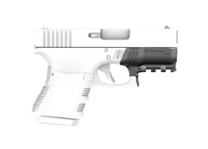 Recover Innovations GR2601 polymer rail adapter for Glock 26 and 27 in black