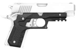 Recover Tactical CC3C-01 grip and Picatinny rail system for compact 1911, black polymer