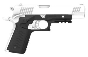 Recover Innovations CC3H-01 black polymer grip and Picatinny rail for standard frame 1911