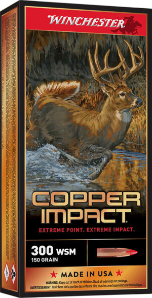 Winchester Copper Impact .300 WSM 150 gr ammunition 20-count box