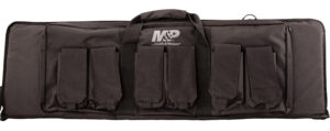 M&P Pro Tac 42 rifle case black nylon with external pocket and magazine pouches