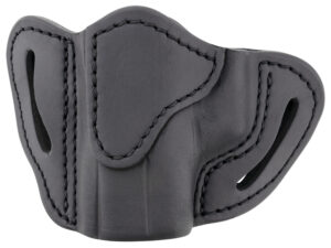 1791 Gunleather OR-BHC compact stealth black leather OWB belt slide holster left hand