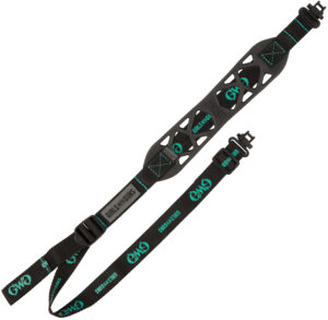 Girls With Guns Black Label adjustable black rubber rifle sling 22.5-39 in