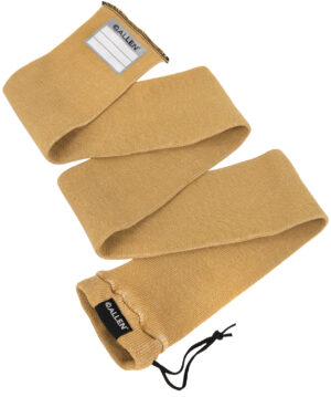 Allen 52-inch Stretch Knit Gun Sock Coyote silicone-treated for rifles and shotguns
