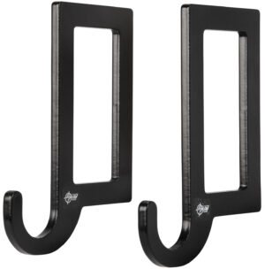 Allen EZ-Aim 15571 horizontal steel target hanging hook two-pack, powder-coated 1/4 inch steel