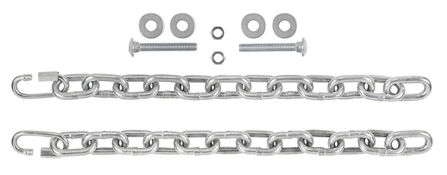 EZ-Aim 15587 Gong Chain Kit two 7-inch stainless steel chains with hardware