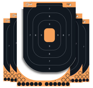 EZ-Aim Splash Reactive self-adhesive paper silhouette targets 12.50x18.25 25 pack