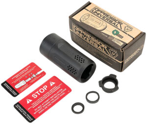 Strike Industries Oppressor Universal Blast Shield black anodized 3.37 in 1.61 in