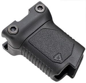Strike Industries short angled vertical grip black polymer with cable management for Picatinny rail