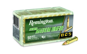 Remington 17 HMR 17gr JHP AccuTip-V ammunition box