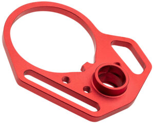 Strike Industries red multi-function end plate and anti-rotation castle nut