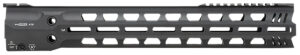 Strike Industries Gridlok 16in Full Duty M-LOK Handguard, Black Aluminum for HK416/MR556