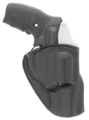 Galco SG158B Stinger OWB black leather belt-loop holster, right-hand, fits S&W J-Frame