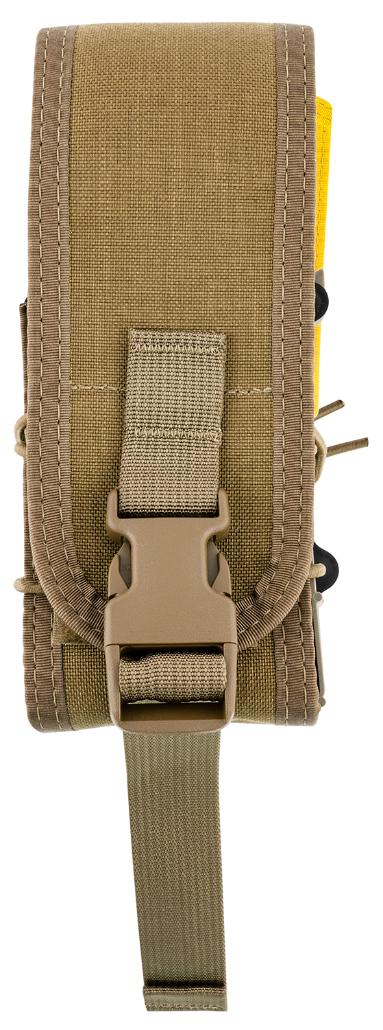 High Speed Gear TACO X2R double covered mag pouch in Coyote Brown, MOLLE compatible