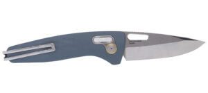 S.O.G One-Zero XR folding knife with 3.10-inch Cryo CPM S35VN blade and smoke gray sculpted aluminum handle