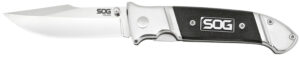SOG Fielder G10 folding pocket knife 3.3-inch clip point black G10 handle