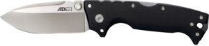 Cold Steel AD-10 CS28DD folding drop point knife, 4-inch S35VN blade, black G-10 handle