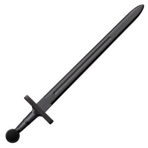 Cold Steel CS92BKS medieval training sword with 32.25-inch polypropylene blade and black handle