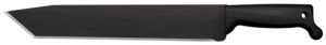 Cold Steel Tanto Machete 13-inch black 1055 carbon steel blade with Cor-Ex sheath