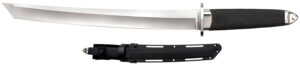 Cold Steel CS35AE Magnum Tanto XII  12" Fixed Tanto Plain Satin VG-10 San Mai Blade/Black Textured/Oval Kray-Ex Handle Includes Sheath