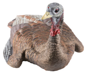 Avian X LCD Laydown Hen turkey decoy multi-color folded with carry bag and stake