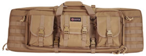 G Outdoors DRC36FDE double rifle case 36 inch Flat Dark Earth 600D polyester