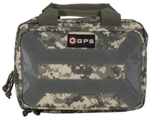 G*Outdoors GPS Bags PC15ACU pistol case Gray Digital 600D polyester holds 1 handgun