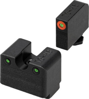 TRUGLO Tritium Pro orange front and green tritium rear night sights for Glock MOS