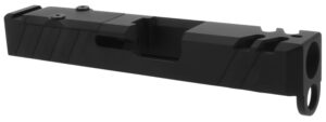 TacFire replacement slide 9mm Glock 26 Gen3 graphite black Cerakote stainless steel with optics cut