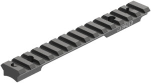 Leupold BackCountry cross-slot base for Nosler M21 SA in matte black, 7075-T6 aluminum