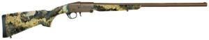 Charles Daly 930337 101  Full Size 410 Gauge Break Open 3" 1rd 26" Flat Dark Earth Cerakote Steel Barrel & Receiver, Fixed TrueTimber Prairie Synthetic Stock