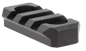 Christensen Arms MPR Monopod Rail black anodized attached to rifle stock