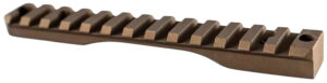 Christensen Arms one-piece 20MOA scope base in burnt bronze Cerakote for Remington 700 actions