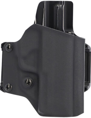 Sig Sauer P365-XMACRO left-hand OWB holster in black, ROMEOZero compatible