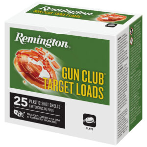 Box of Remington Gun Club 12 Gauge 2.75" 1 oz #7.5 target shells, 25 per box