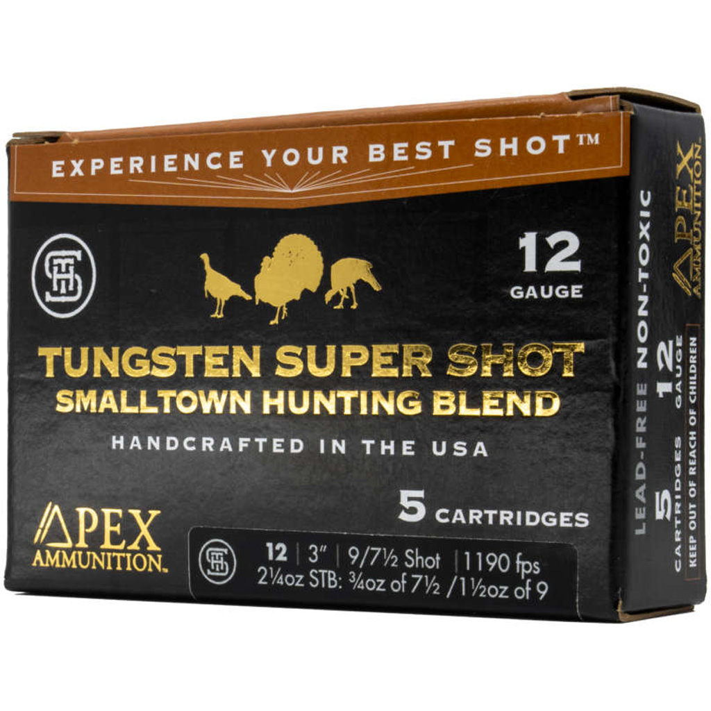 Apex Turkey TSS Smalltown Hunting Blend 12 ga. 3 in. 7.5/9 shot 5 rd